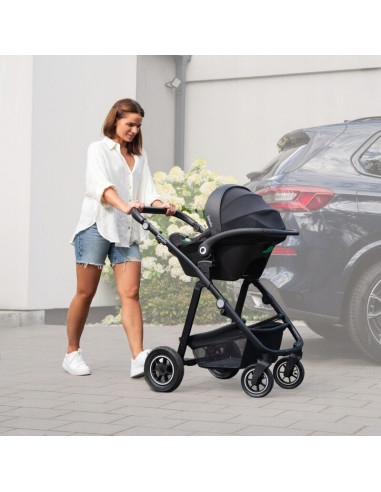 BN-LO-ASTRID_I-SIZE_BLACK_ONYX,Scoica auto, Lionelo, i-Size Astrid, 0-13 Kg, 40-87 cm, Cu salteluta, Testat ADAC, Conform cu sta