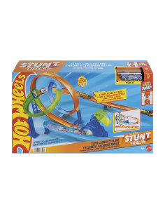 MTJHK73,Hot Wheels Stunt Tracks Pista Ciclon De Lansarea Rapida Cu Masinuta Inclusa