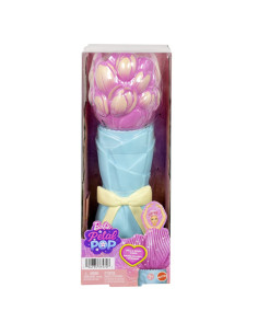 MTJMF57,Barbie Petal Pop Set Papusa Barbie Lalea Roz Si Accesorii