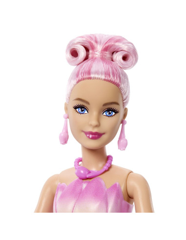 MTJMF57,Barbie Petal Pop Set Papusa Barbie Lalea Roz Si Accesorii