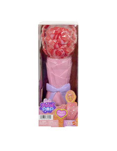 MTJMF59,Barbie Petal Pop Set Papusa Barbie Trandafir Rosu Si Accesorii