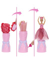 MTJMF59,Barbie Petal Pop Set Papusa Barbie Trandafir Rosu Si Accesorii