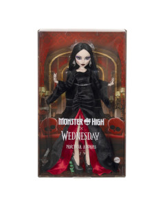 MTJLK99,Monster High Wednesday Papusa Morticia Addams