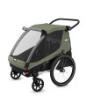 TA10102002,Remorca de bicicleta pentru transport 2 copii, Thule, Courier, Vintage green