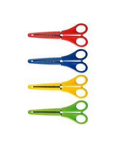 Foarfeca pentru copii cu teaca Milan, varf rotund, 14.7 cm