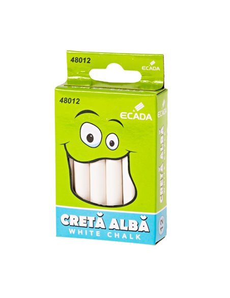 Creta alba Ecada 48012, 12 bucati