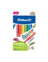 Carioca Pelikan Colorella Super Brush, 10 culori, Varf tip pensula