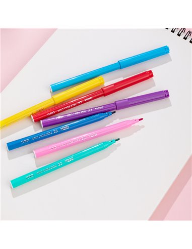 Carioci Deli DLEC10000 ColoRun, 12 culori 