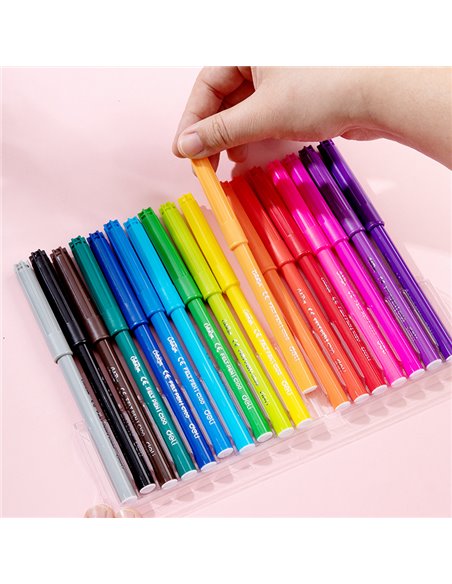 Carioci Deli DLEC10000 ColoRun, 12 culori 