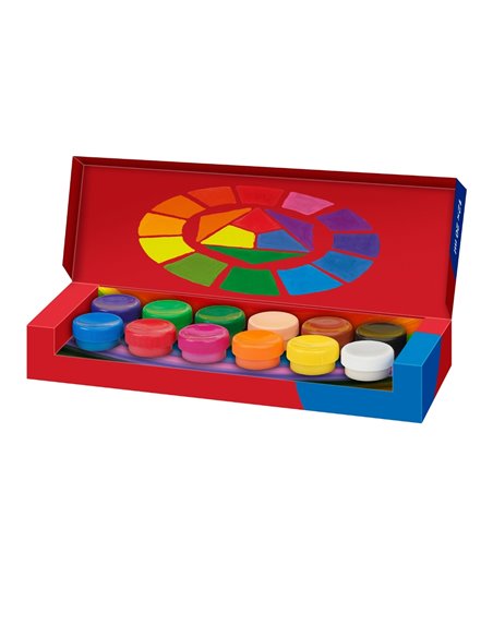 Guase 12 culori 20ml Faber-Castell