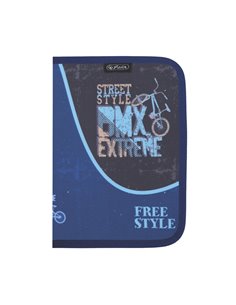 Penar echipat cu 1 fermoar Herlitz 00211264, 17 piese, Motiv BMX