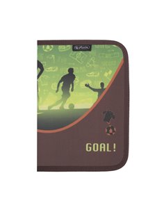 Penar echipat cu 1 fermoar Herlitz 400211267, 17 piese, Motiv Football