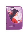 Penar neechipat cu 1 fermoar si 2 clape Herlitz 400211234, Motiv Fashion model