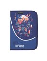 Penar neechipat cu 1 fermoar si 2 clape Herlitz 400211241, Motiv Let s play