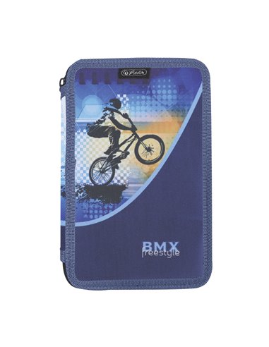 Penar neechipat cu 2 fermoare Herlitz 400211286, Motiv BMX
