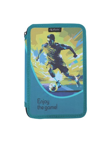 Penar neechipat cu 2 fermoare Herlitz 400211288, Motiv Goal