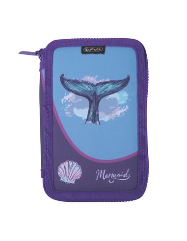 Penar neechipat cu 2 fermoare Herlitz 400211290, Motiv Mermaid