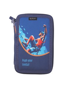 Penar neechipat cu 3 fermoare Herlitz 400211292, Motiv Limits