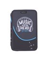 Penar neechipat cu 3 fermoare Herlitz 400211296, Motiv Music