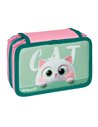 Penar echipat cu 3 fermoare Pelikan 400207249, 43 piese, Happy animals, Cat