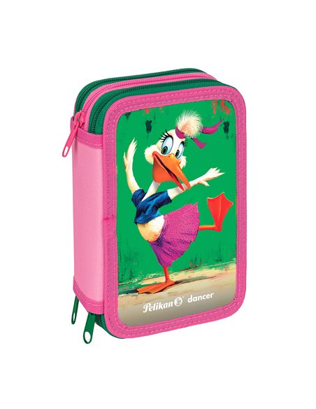 Penar echipat cu 3 fermoare Pelikan 400207264, 43 piese, Mascotte, Dancer