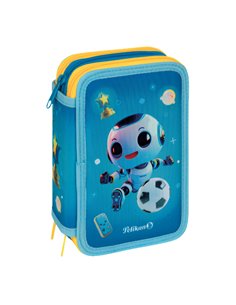 Penar echipat cu 3 fermoare Pelikan 400207263, 43 piese, Emoji 1