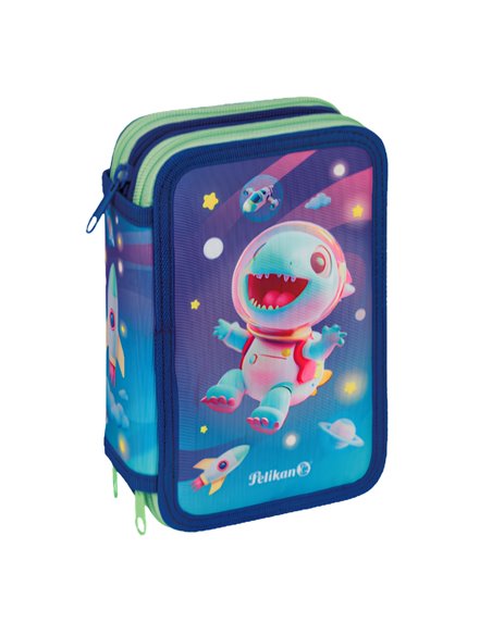 Penar echipat cu 3 fermoare Pelikan 400207263, 43 piese, Emoji 3