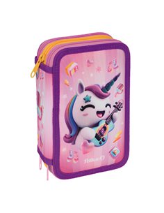 Penar echipat cu 3 fermoare Pelikan 400207263, 43 piese, Emoji 4