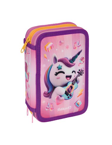 Penar echipat cu 3 fermoare Pelikan 400207263, 43 piese, Emoji 4