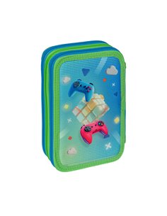 Penar echipat cu 3 fermoare Pelikan 400207263, 43 piese, Emoji 5 2