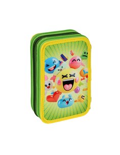 Penar echipat cu 3 fermoare Pelikan 400207263, 43 piese, Emoji 2 2