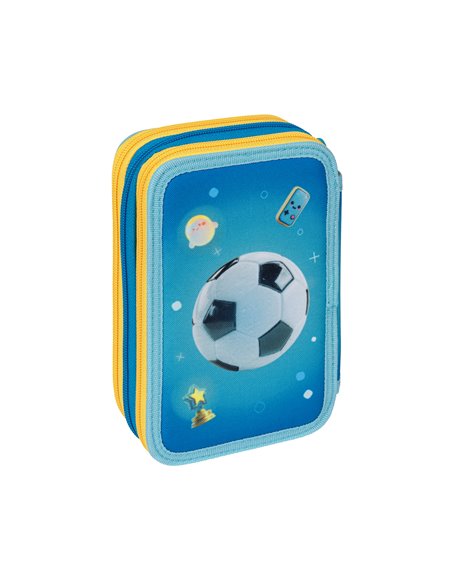 Penar echipat cu 3 fermoare Pelikan 400207263, 43 piese, Emoji 1