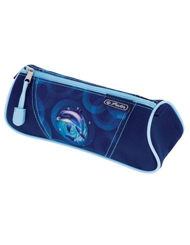 Penar etui triunghiular Herlitz 400205918, Motiv Dolphin ride