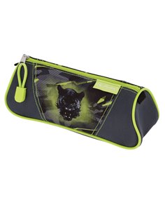 Penar etui triunghiular Herlitz 400205919, Motiv Wild panther
