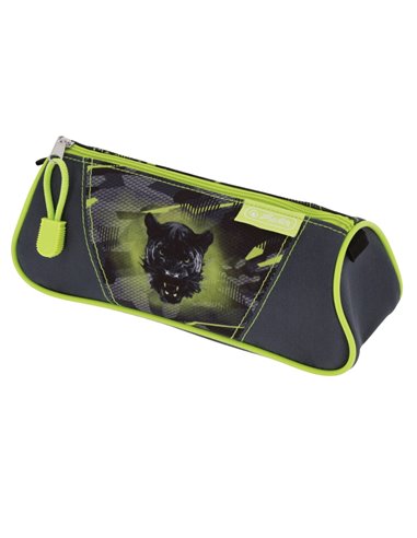 Penar etui triunghiular Herlitz 400205919, Motiv Wild panther