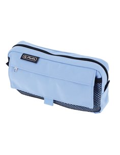 Penar etui cu 2 fermoare Herlitz 400205926, Albastru pastel