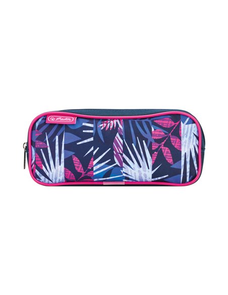 Penar etui cu 2 fermoare Teens Herlitz 50049264, Indigo flower