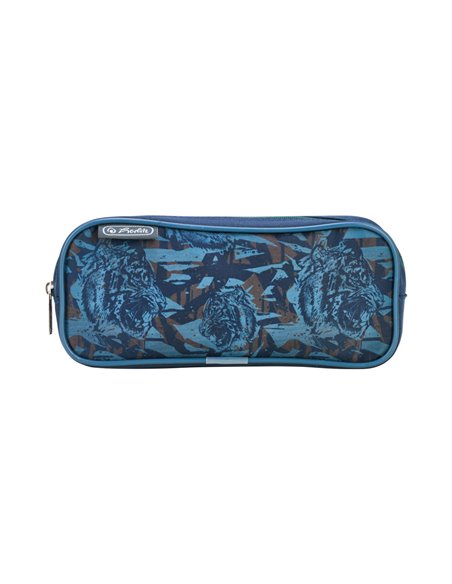 Penar etui cu 2 fermoare Teens Herlitz 50049264, Camo tiger