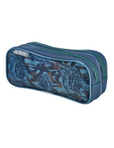 Penar etui cu 2 fermoare Teens Herlitz 50049264, Camo tiger
