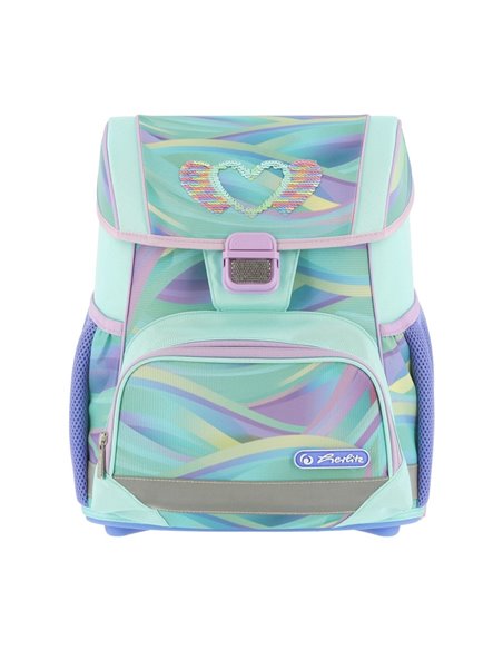 Ghiozdan scoala Herlitz Loop 400205565, 37 x 31 x 22 cm, Motiv Minty love