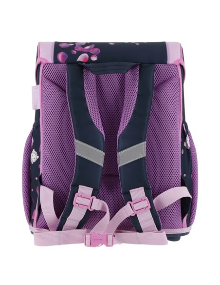 Ghiozdan scoala echipat Herlitz Loop plus 4002055606, 37 x 31 x 22 cm, Motiv Blossom dance