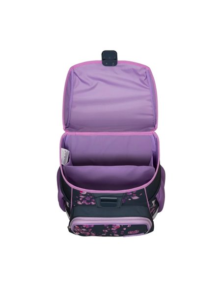 Ghiozdan scoala echipat Herlitz Loop plus 4002055606, 37 x 31 x 22 cm, Motiv Blossom dance