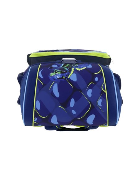 Ghiozdan scoala echipat Herlitz Loop Plus 400205563, 37 x 31 x 22 cm, Motiv T-REX Explorer
