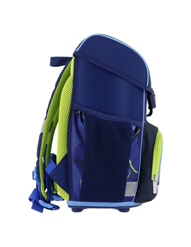 Ghiozdan scoala echipat Herlitz Loop Plus 400205563, 37 x 31 x 22 cm, Motiv T-REX Explorer