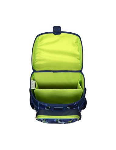 Ghiozdan scoala echipat Herlitz Loop Plus 400205563, 37 x 31 x 22 cm, Motiv T-REX Explorer