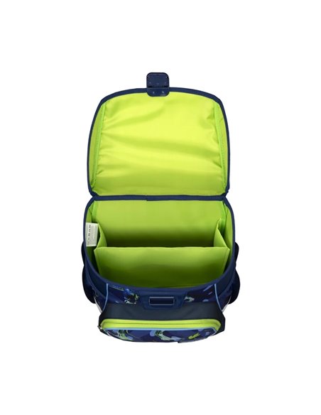 Ghiozdan scoala echipat Herlitz Loop Plus 400205563, 37 x 31 x 22 cm, Motiv T-REX Explorer