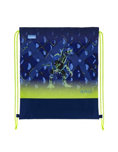 Ghiozdan scoala echipat Herlitz Loop Plus 400205563, 37 x 31 x 22 cm, Motiv T-REX Explorer