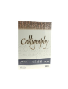 A69Q314,Hârtie caligrafie A4 Canvas 200 g/mp Crem FAVINI