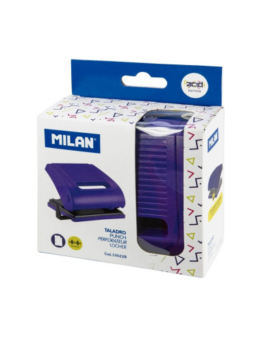 19022B,Perforator 15 coli Albastru MILAN