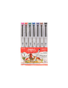 PX5507C,Pix liner grafic Arhitect color 0.4 mm set 7 DACO
